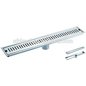 New Ideal Long Rectangle Linear 304 Stainless Steel Floor Drain Grate