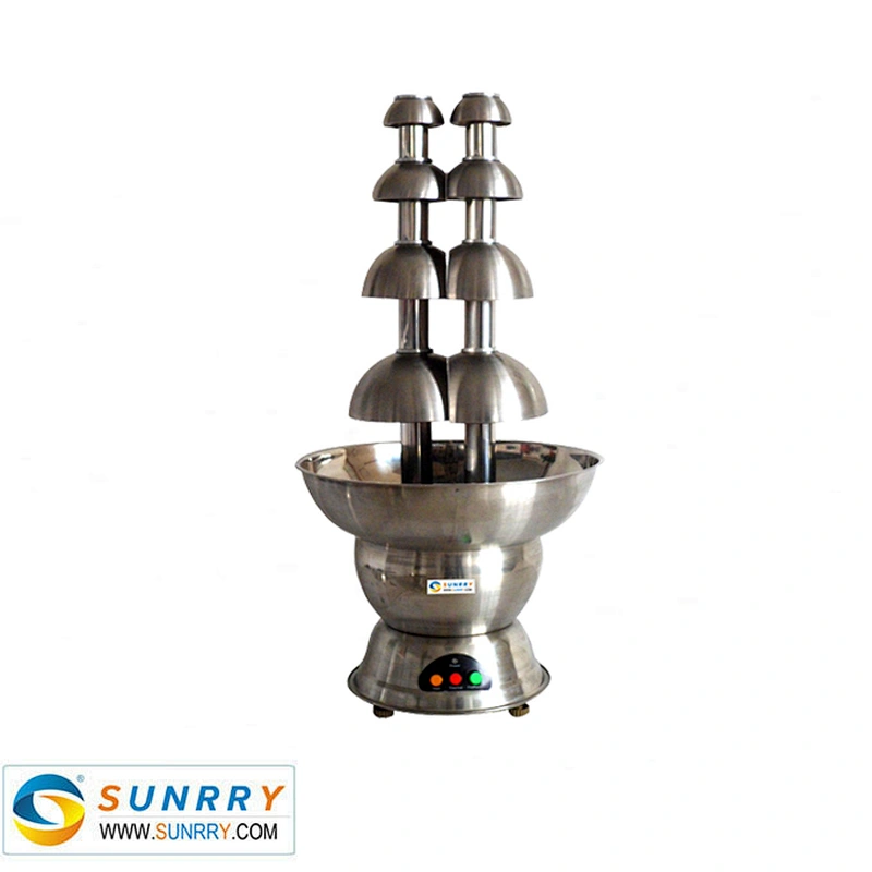 Commerical electric high quality stainless steel chocolate fountain machine price