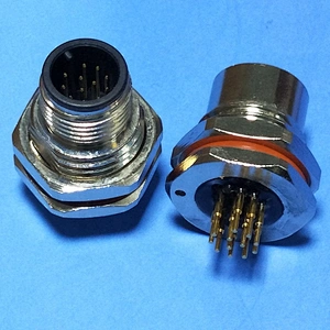 M12 connector 4pin waterproof connector cable connector