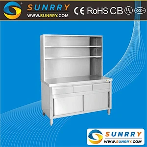 Factory Price Commercial Stainless Steel Kitchen Cabinet with Shelf