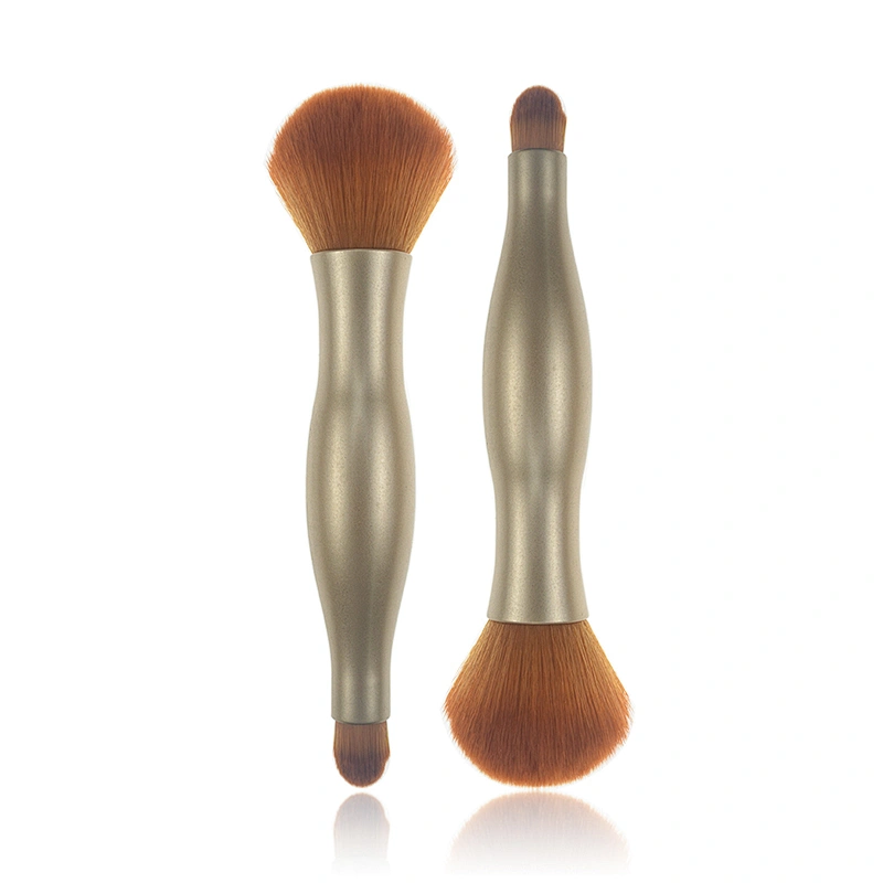 2018 New Design Powder Brush Fashionable Double-Headed Foundation Brush Customized Makeup Brush With High Quality