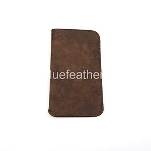 Men's Soft PU Leather Sunglasses Pouch