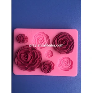 F2501 PRZY flower shape silicone fondant mold cake mold silicone fondant mold