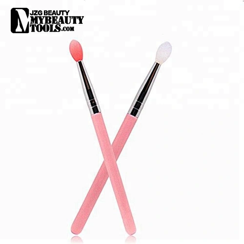 custom logo lip gloss makeup brush silicone