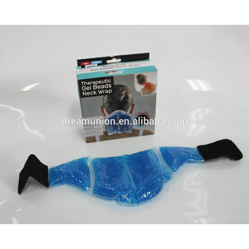 Hot and Cold Therapy Therapeutic Gel Beads Neck Wrap