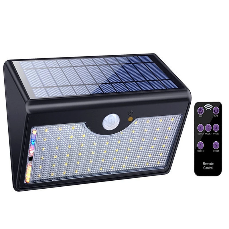 CE ROSH PBS Plastic Waterproof Rechargeable Battery Powered Solar Sensor Light