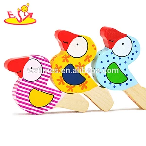 best and Cheap funny birds wooden whistles for toddler W07E006