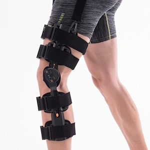 China professional supplier Adjustable knee immobilizer angle hinged fracture Knee medical Brace