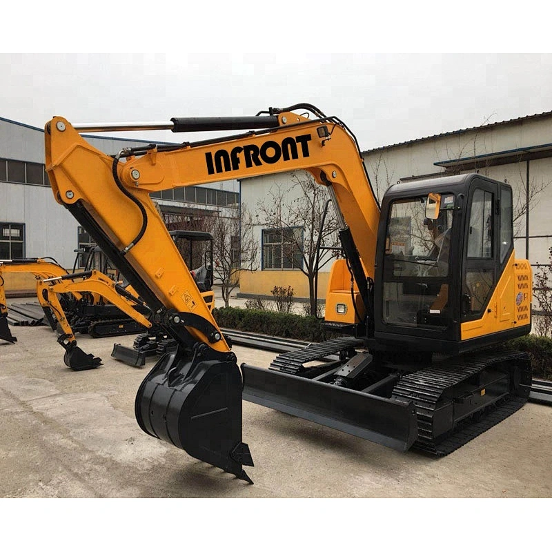 Chinese 7.5 ton crawler excavator Digger mini excavator