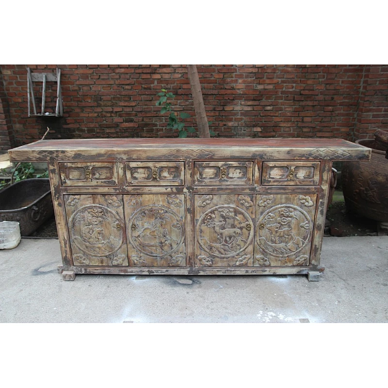 reproduction antique chinese furniture handcarved sideboard