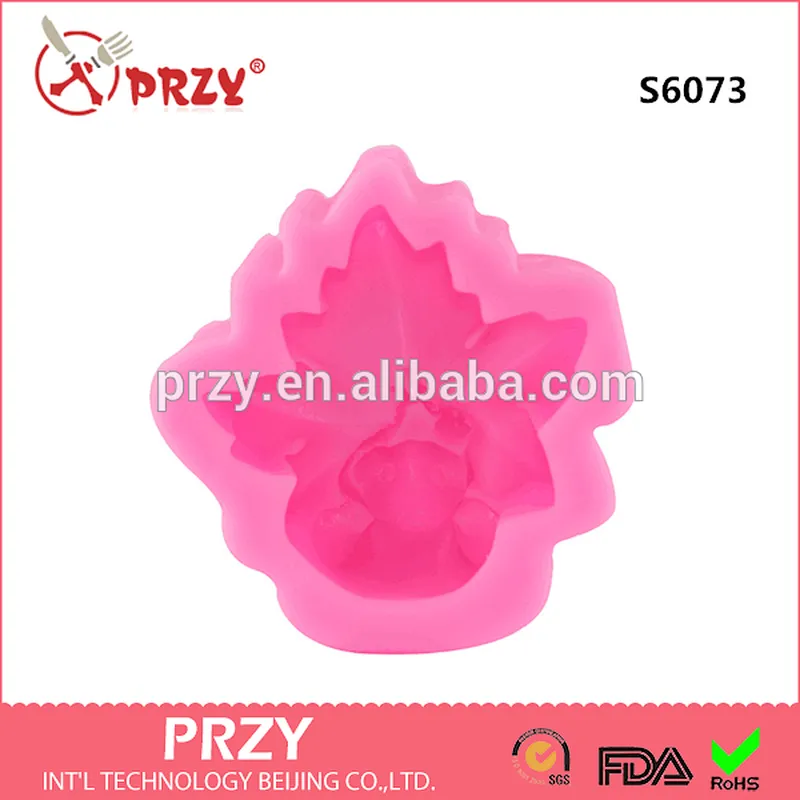 Maple leaf & rat soap mold DIY silicone mold