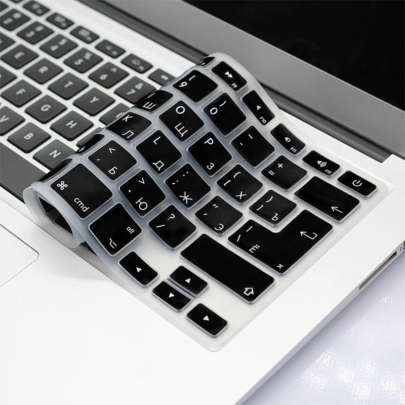 Russian languages custom laptop keyboard skin Keyboard Protector film For Macbook Pro Air Retina 13