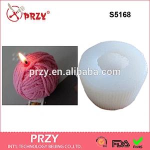 S5168 silicone 3D ball of yarn soap mold silicone candle mold silicone handamde soap molds