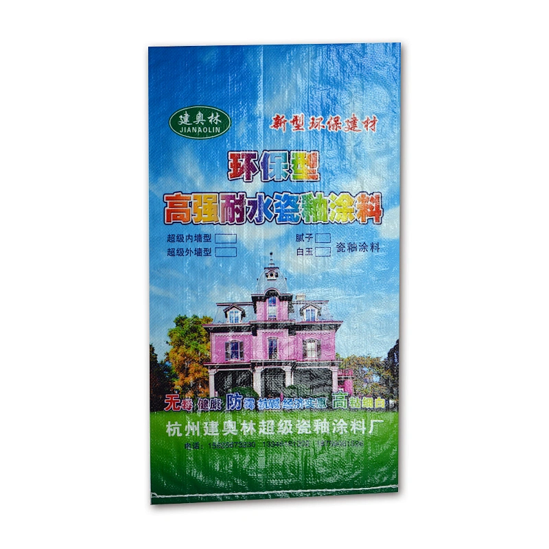 plastic pp woven bag packaging build powder cement, putty powder, sand bag