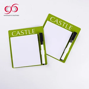 Hot sale promotional refrigerator magnet memo board notepad