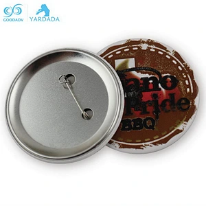 Guangzhou import and export metal gift button badge