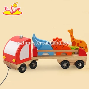 2018 new trend kids wooden car toy lovely wooden car toy W04A209