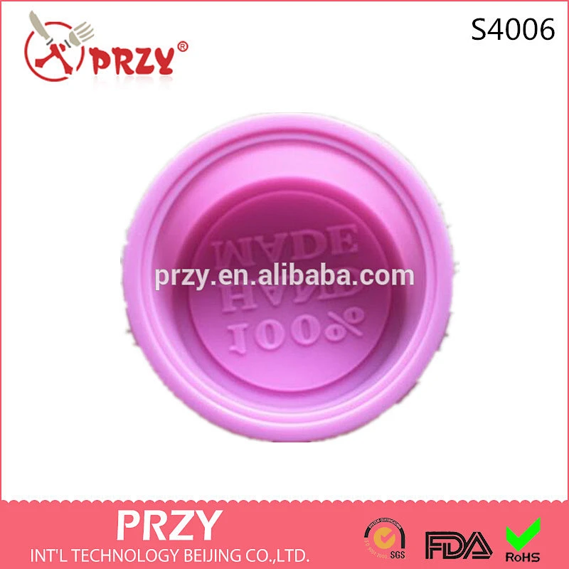 S4006 Round silicone soap mold food grade