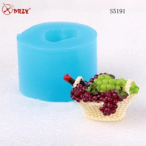 Fruit basket three-dimensional silicone mold silica gel molds for soap handmade soap mould wholesale in Beijing