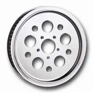 Custom aluminum Rear Drive-Belt Pulley Inserts for harley