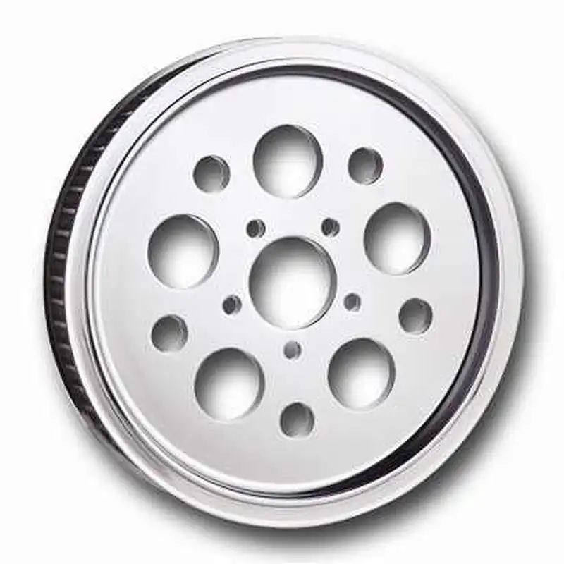 Custom aluminum Rear Drive-Belt Pulley Inserts for harley