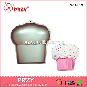 Metal cake baking pan / Aluminum alloy ice-cream pattern cake pan