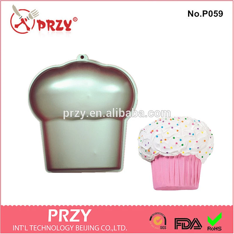 Metal cake baking pan / Aluminum alloy ice-cream pattern cake pan