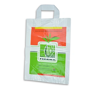 PE plastic custom printed garment/food shopping packaging bag
