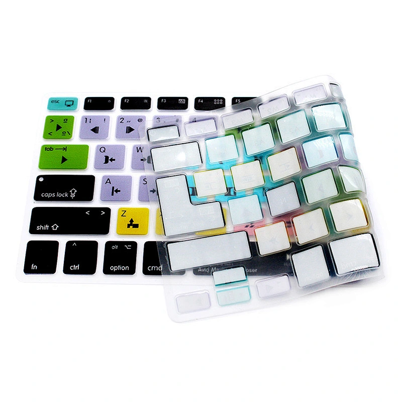 amazon hot sales Avid Media Composer shortcuts keyboard skin Spanish Laptop Keyboard Custom Covers For macbook pro 13