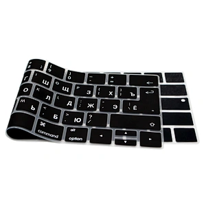 Amazon China laptop with russian keyboard Protector  for macbook new pro 13 touch bar 2016