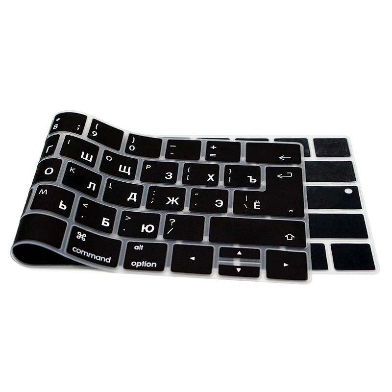 Amazon China laptop with russian keyboard Protector  for macbook new pro 13 touch bar 2016