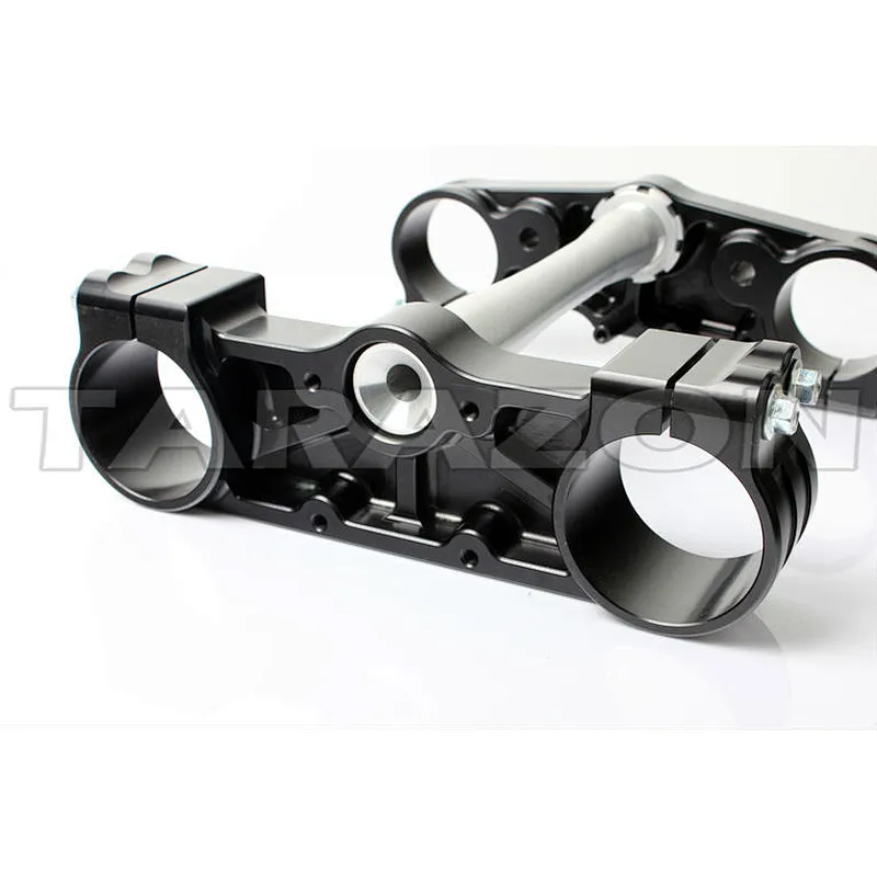 CNC billet adjustable pitbike triple clamp for Honda