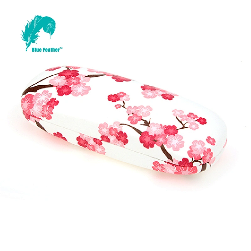Elegant Printed Floral Hard  Eyeglasses Case for Daily Use