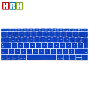 Waterproof Silicone French Keyboard Protective Film keyboard cover for Macbook Pro Retina 12