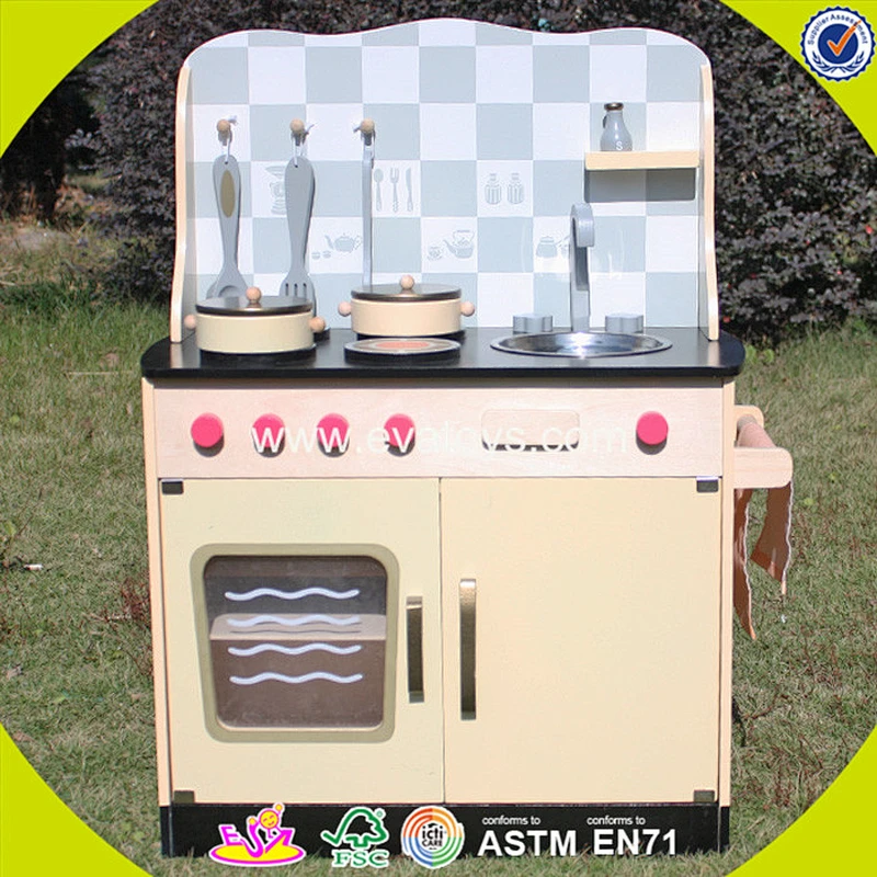 wholesale role play funny wooden toy stove for children W10C170