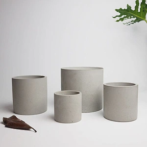 S9197 Cylinder Silicone Pot Mold Garden Planter pot mold silicone molds for casting with cement