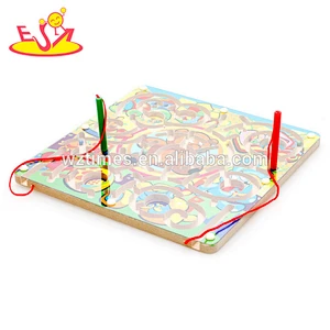 2018 wholesale baby wooden magnetic number maze funny kids wooden magnetic number maze best child magnetic number maze W11H019