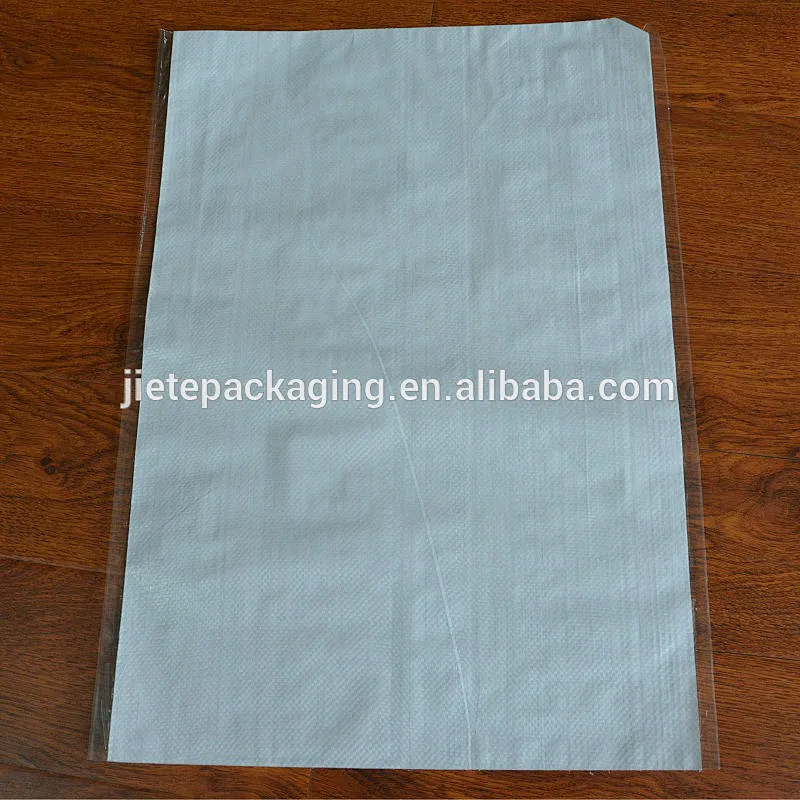 Plastic plain white pp woven bag 25kg 50kg for wheat,rice,grain,feed,fertilizer