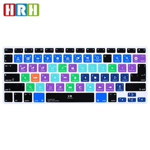 Waterproof final cut pro Shortcuts custom silicone keyboard cover Silicone Keyboard Cover For macbook pro 13