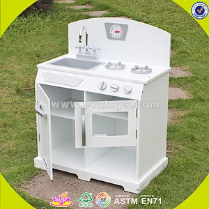 wholesale funny wooden children toy kitchen for pretend W10C134B