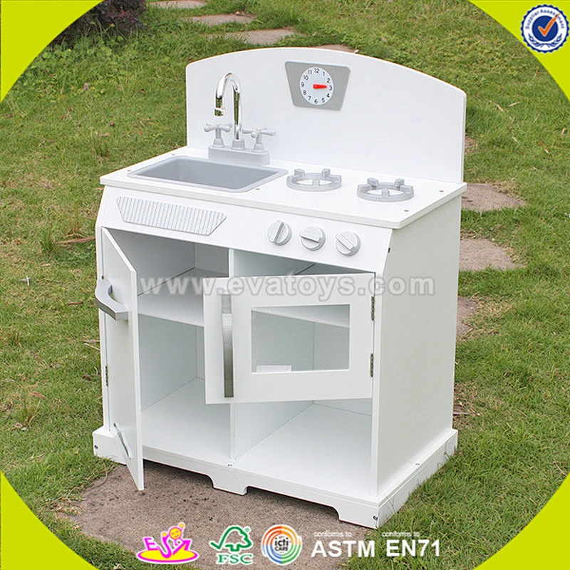 wholesale funny wooden children toy kitchen for pretend W10C134B
