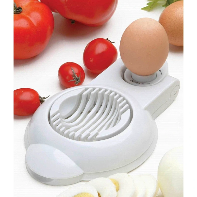 ABS+S/S 17.8*11.4*2.5 Kitchen tools egg slicer/plastic egg slicer