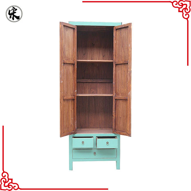 chinese antique solid wood pine handmade furniture for stores