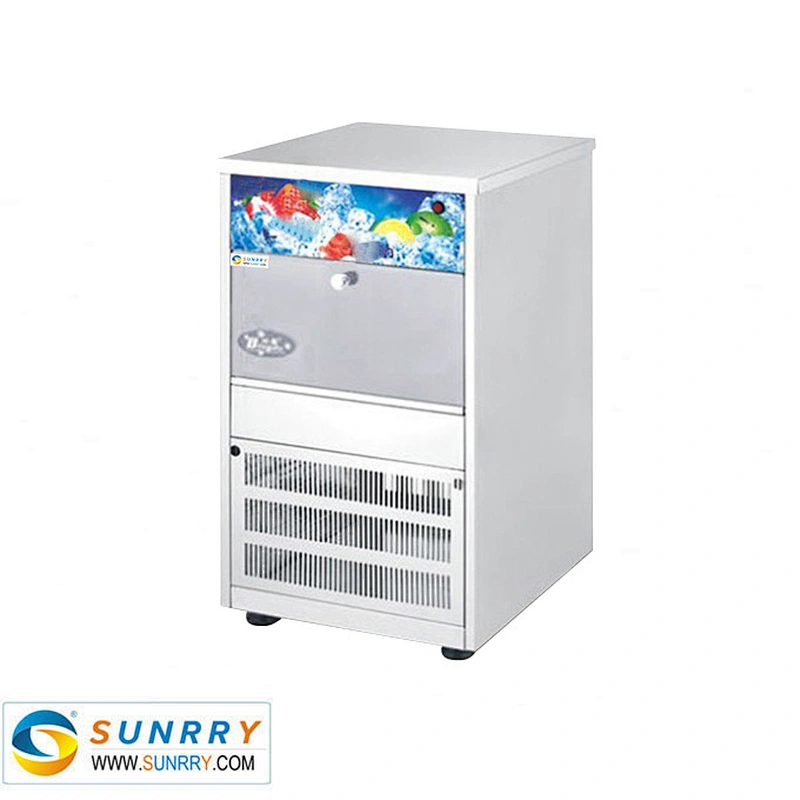 Automatic water supply stainless steel electric commercial ice cube maker machine