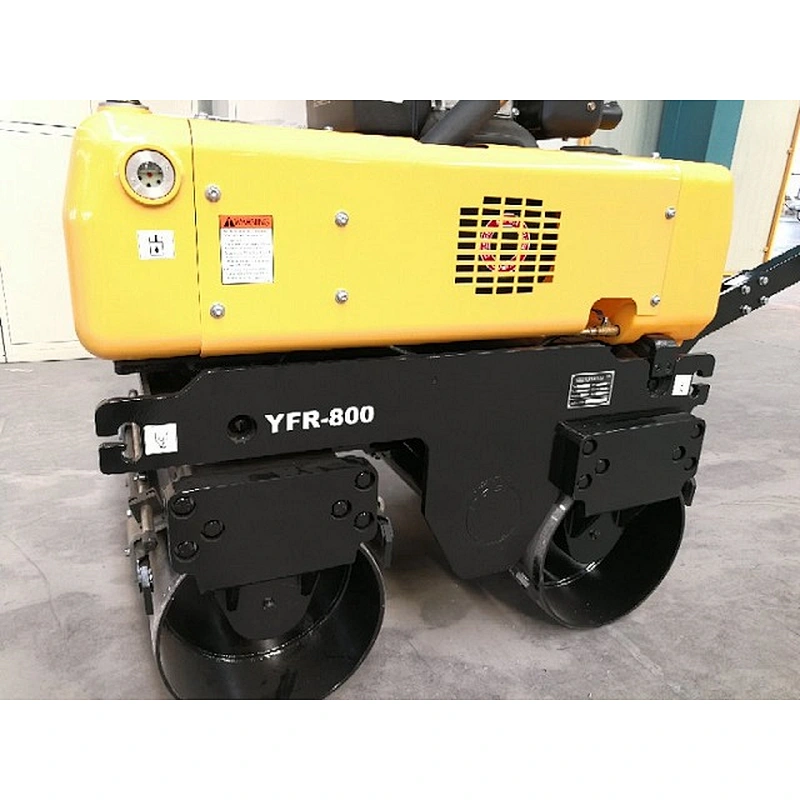 800kg double drum compactors mini road roller compactor new road roller price