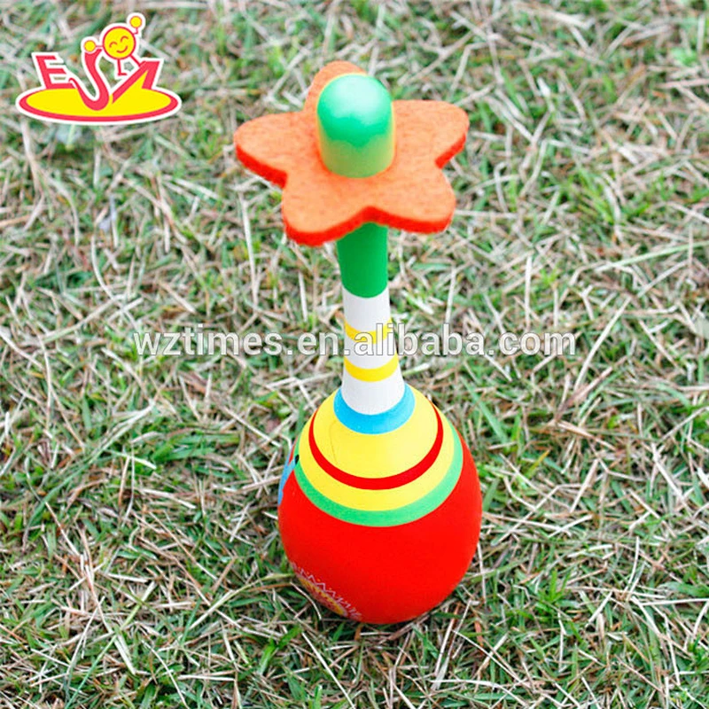2018 wholesale children wooden toy maraca multi-function baby wooden toy maraca fashion kids wooden toy maraca W07I124