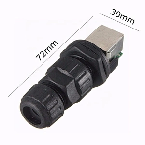 Waterproof cat 6 rj45 connector