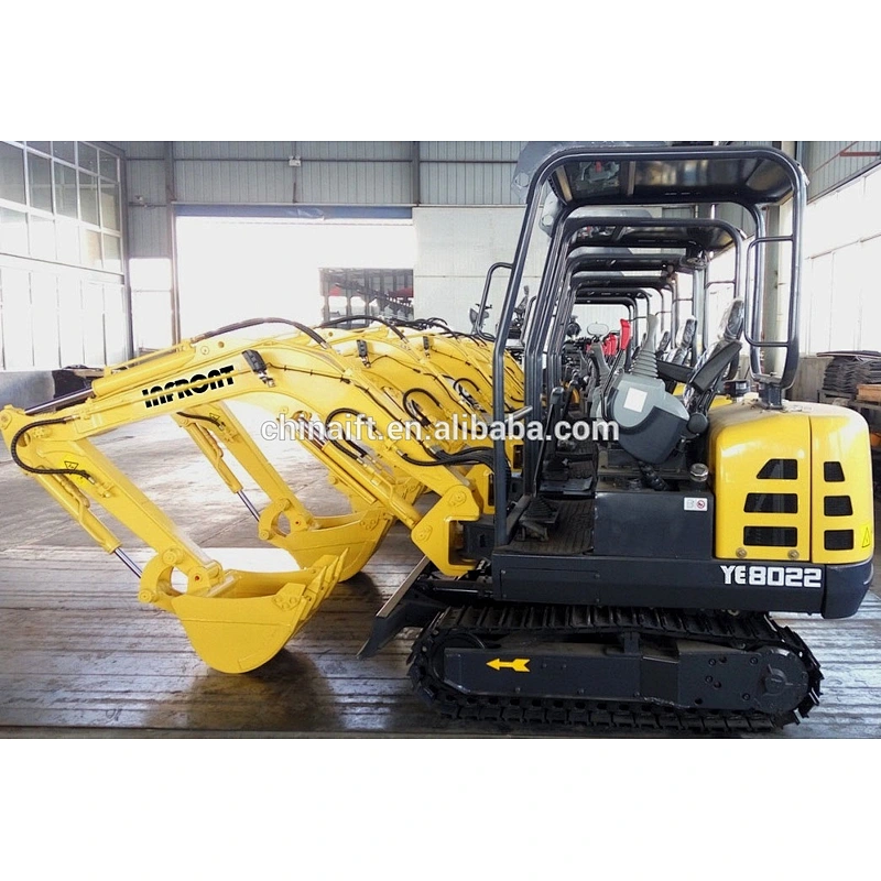 CE ISO Approved 2.2T 20kw RC mini digger YE8022 with Changchai390 for sale Excavator