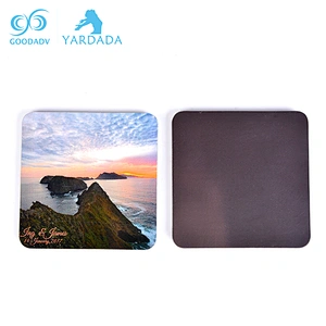 Promotion customized print landscape picture fridge magnet with logo making