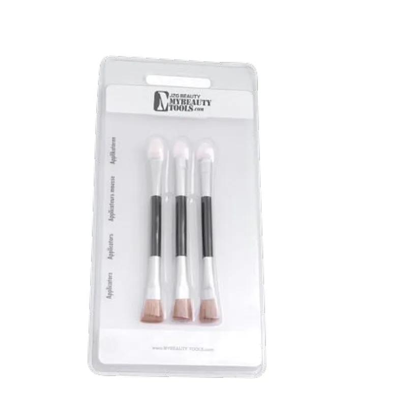 Wholesale beauty tools custom makeup brushes double head eyeshadow brush